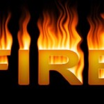 Burning Fire Effect with Glossy reflection Photoshop Tutorial