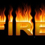 Burning Fire Effect With Glossy Reflection Photoshop Tutorial