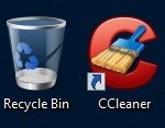 How to hide the Text of Desktop Icons in Windows 7