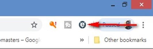 click on IE tab icon