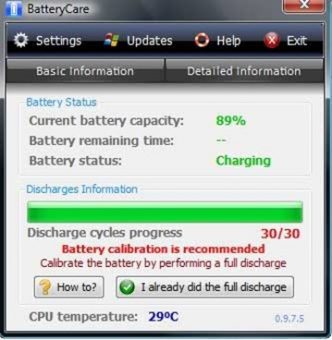 Battery Health Check software