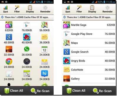 Cache Cleaner App For Android
