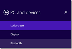 Enable And Add Bluetooth Gadget In Windows 8
